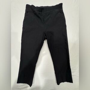 HDE Pull On Capri Pants For Women XL Black